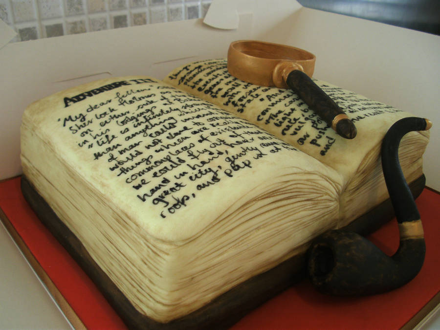 Sherlock Holmes Cake by gertygetsgangster