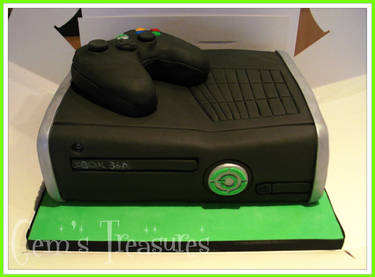 Xbox 360 Cake and Crispy Controller!