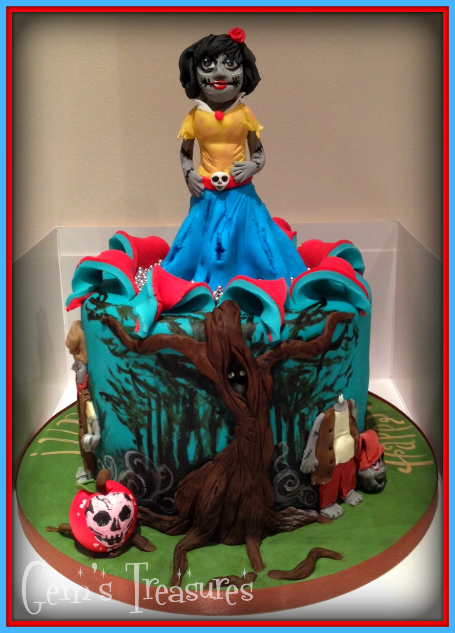 Zombie Snow White Cake