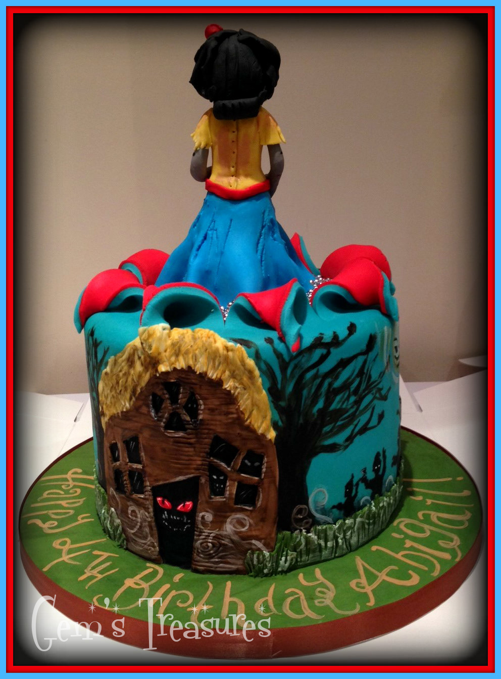 Zombie Snow White Cake