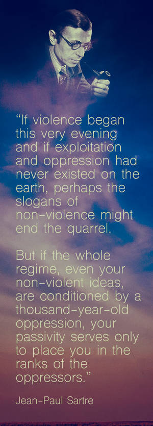 Sartre on violence