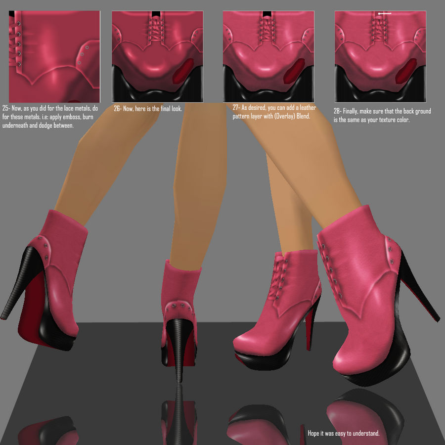 Boots tutorial for IMVU