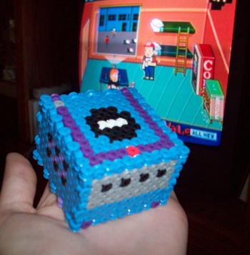 Beaded 3-D Mini Gamecube