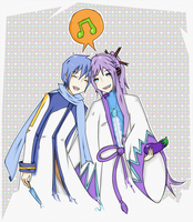 Gakupo and Kaito