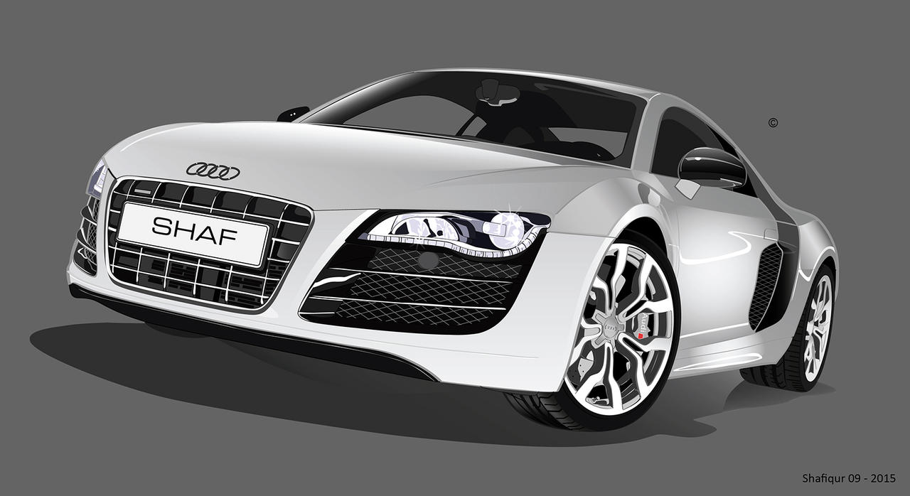 Audi R8 Vectorial Shafiqur by Shafiqur on DeviantArt