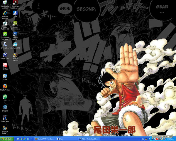 Luffy Computer Luffy Desktop by Masko on DeviantArt