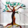 Tree of Life Stained Glass Window