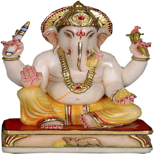 Chaturbhuja Ganesha Statue