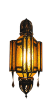 Amber Fiesta Moroccan Lamp