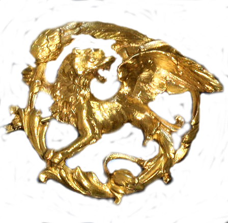 Griffin-gold jewelry element