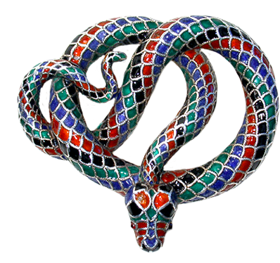 Victorian Enamelled Snake jewelry element by LilipilySpirit on DeviantArt