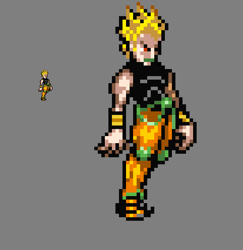 DIO! damaged (jus sprite) by ozkars261 on DeviantArt