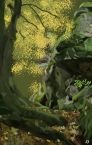 Forest Digital Painting