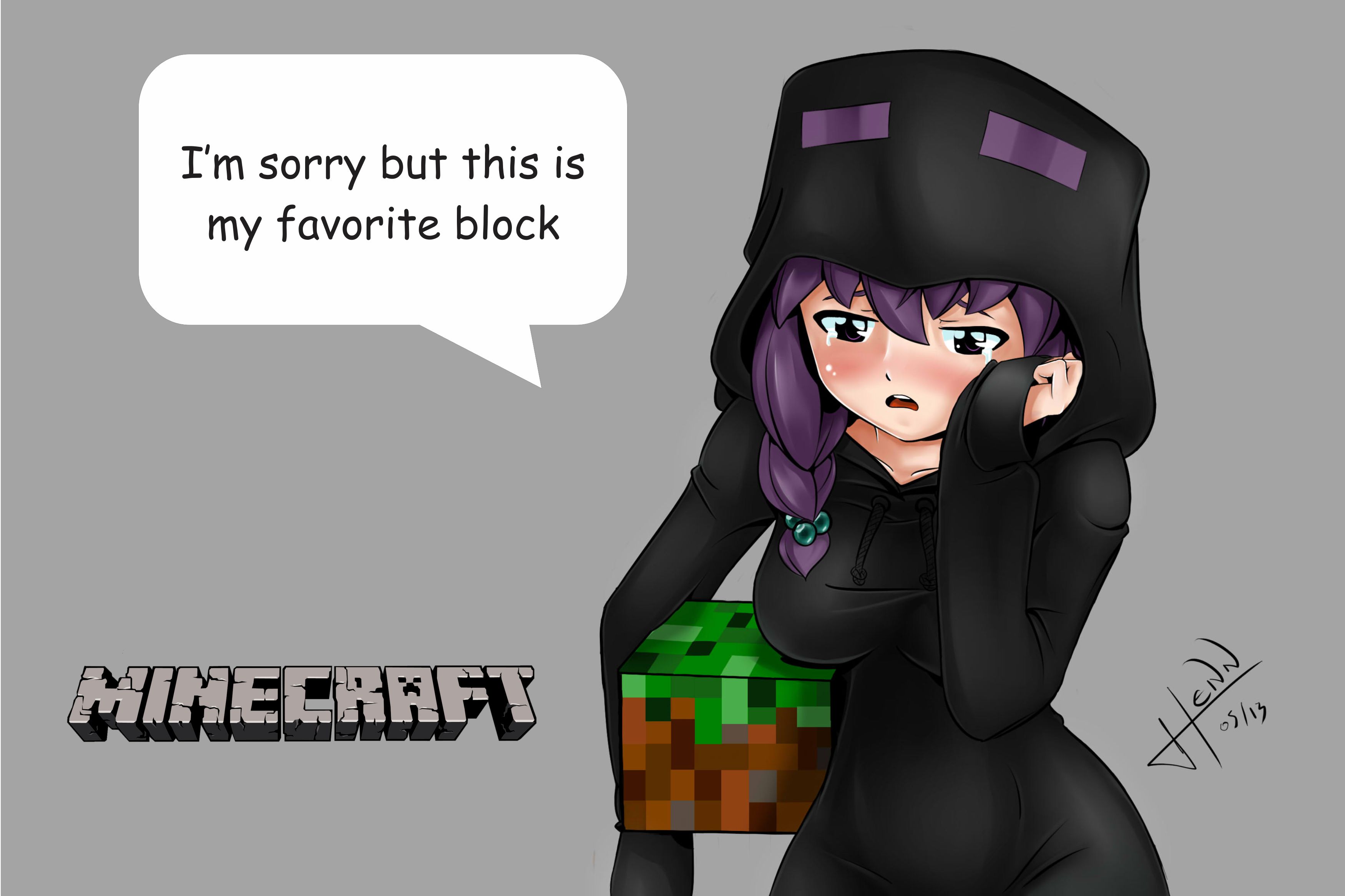 Ender Girl, Minecraft Skin