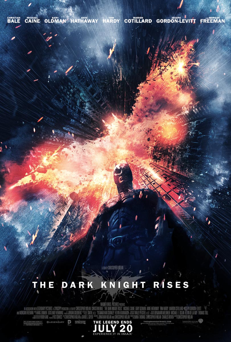 Hasil gambar untuk official the dark knight rises poster