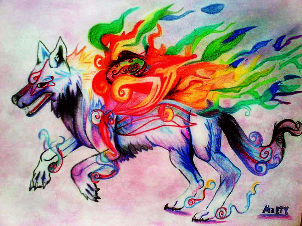 Wolf Okami by LaMarty95 on DeviantArt