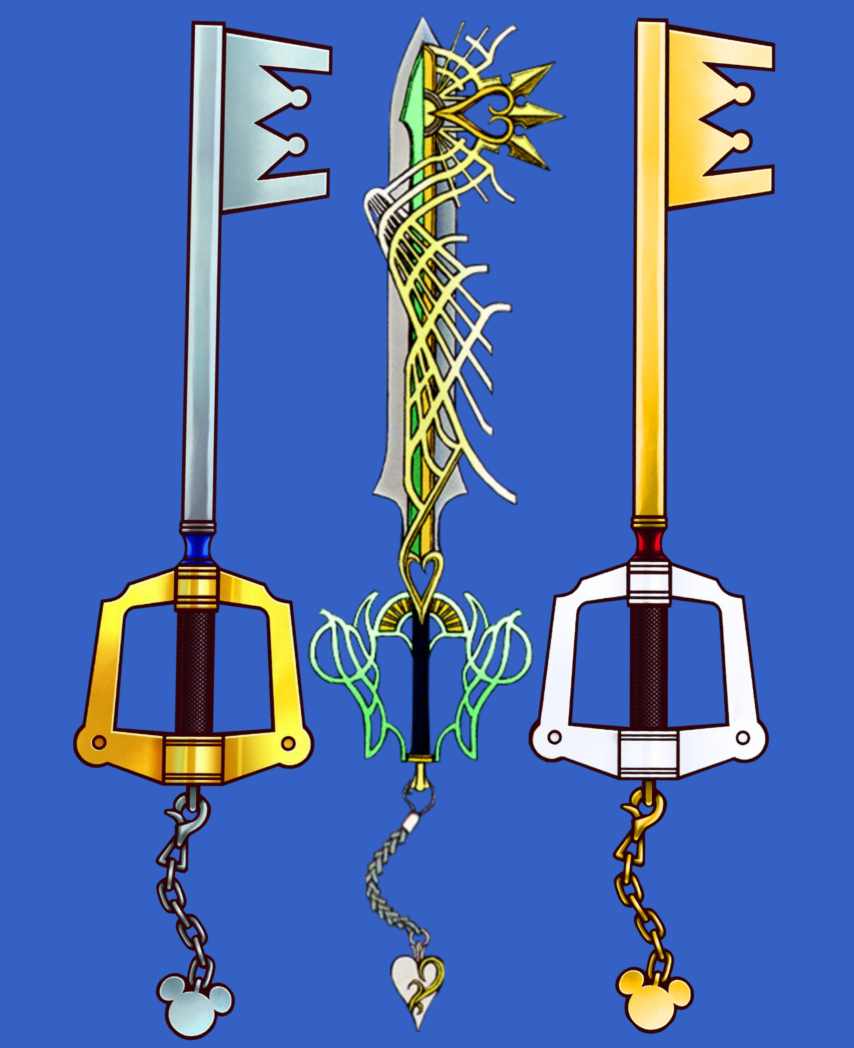 The Keyblades of the 3 Realms by HaoRoku on DeviantArt