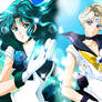 sailor neptune and sailor uranus Crystal Version