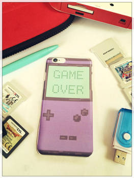 Game Over - Pixel art Gameboy iPhone Case