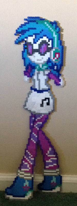 Mlp, Equestria Girls - Vinyl Scratch perler