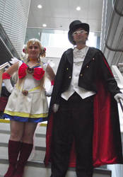 super sailor moon and tuxedomask