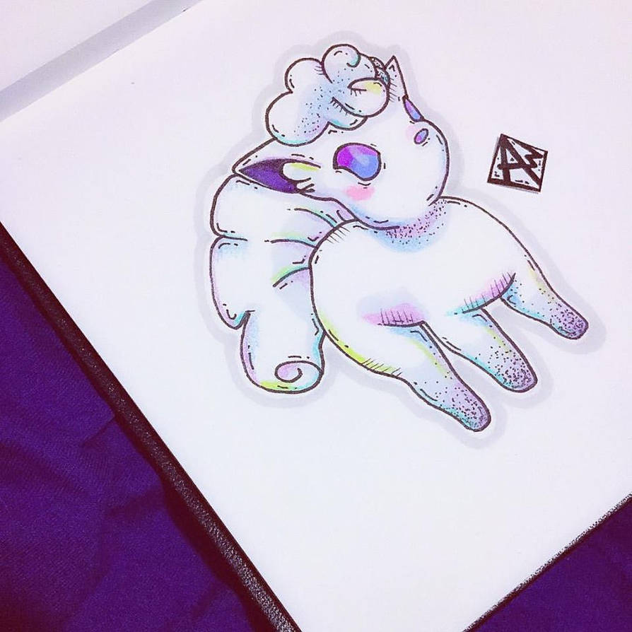 Alolan Vulpix by Unagi-a on DeviantArt