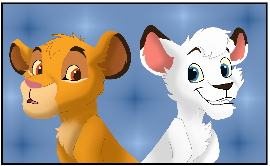 Kimba and Simba by JaniTheLioness on DeviantArt