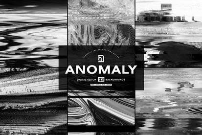 Anomaly - 32 Digital Glitch Backgrounds