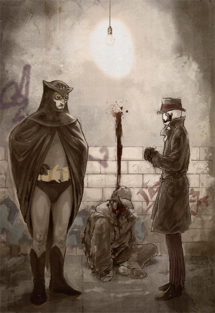 Rorschach and Nite Owl