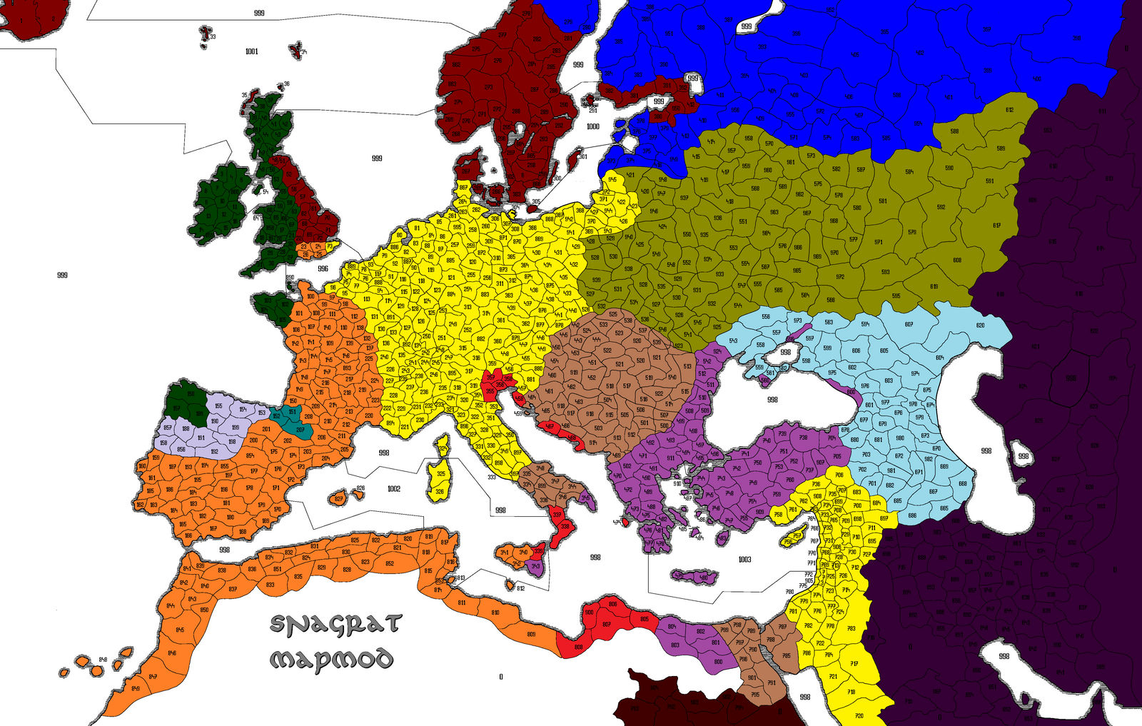 Alternate history map of europe by Fusyke on DeviantArt