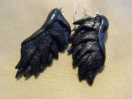 angel wing earrings