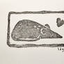 Rat Linocut