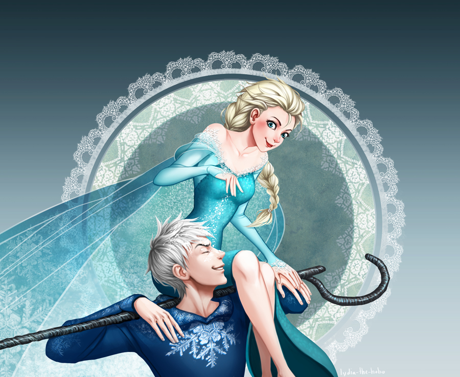 Jack Frost and Elsa