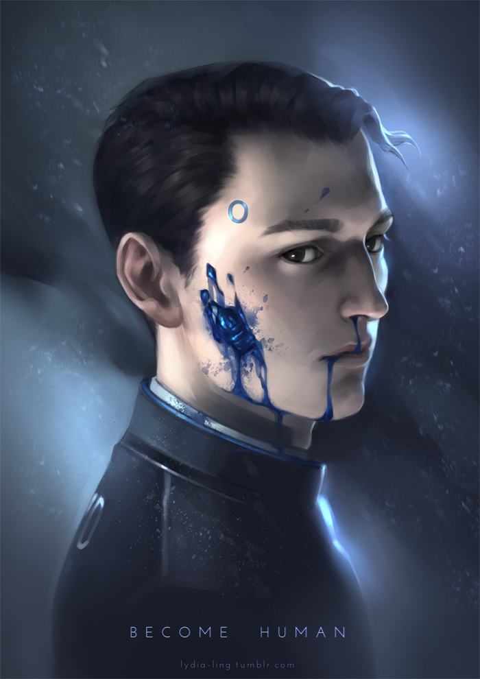 Detroit: Become Human_Connor by lydia-the-hobo on DeviantArt