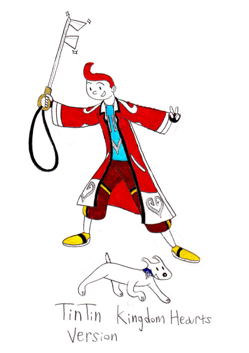 Kingdom Hearts Tintin