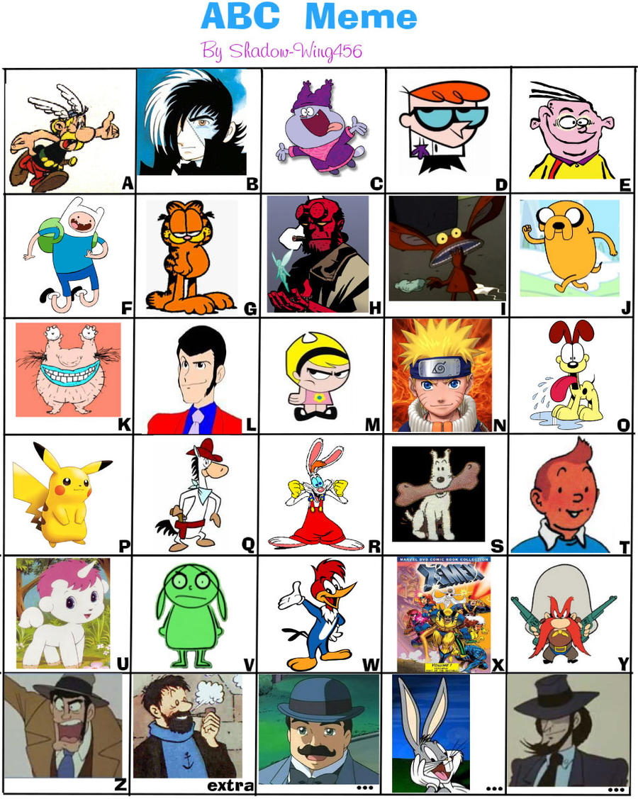 ABC Meme Characters by TandP on DeviantArt