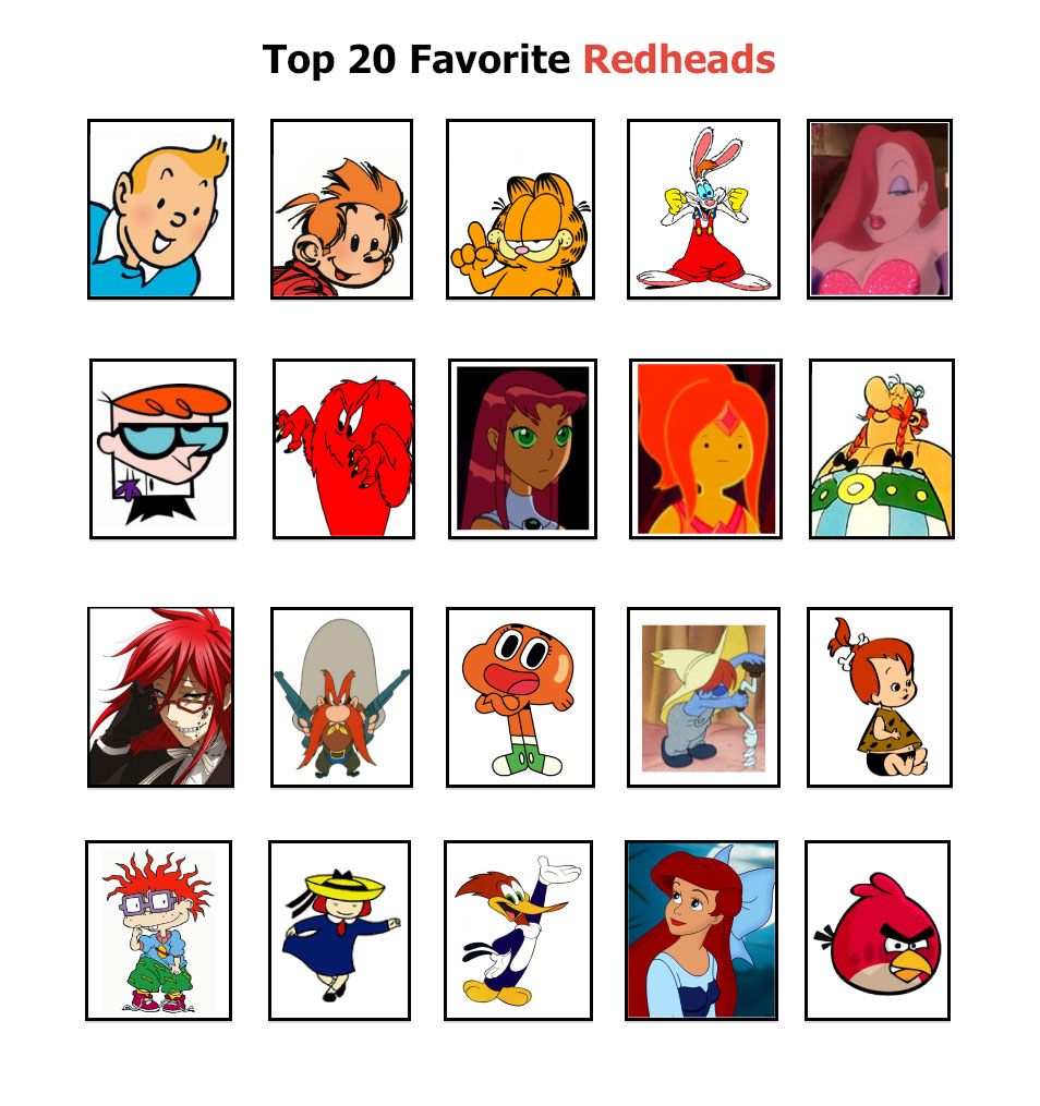 Cartoon Ragheads My Favorite RedHeads by TandP on DeviantArt