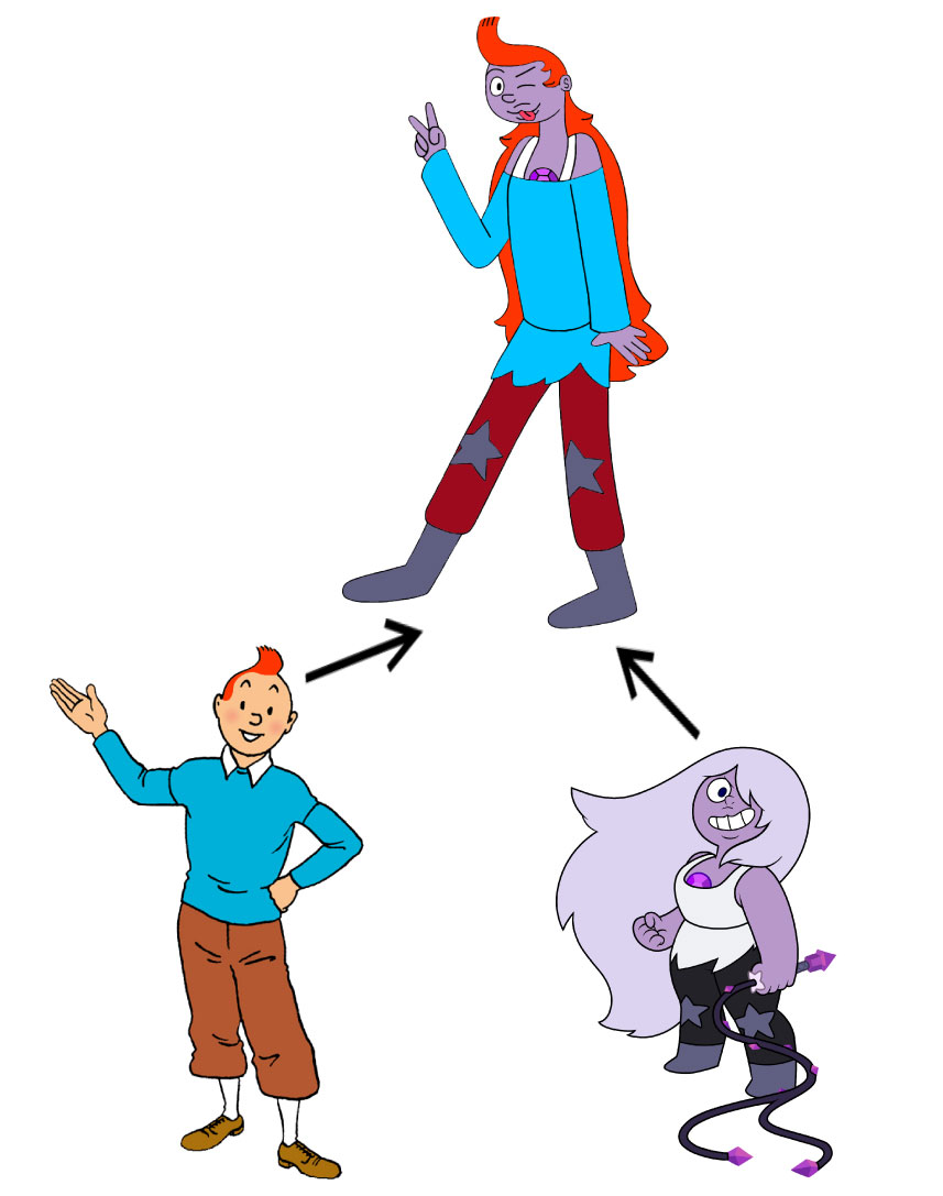 Fusion:Tintin and Amethyst