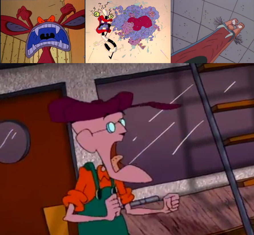 ahh Real Monsters Scare Eustace Meme By Tandp On Deviantart