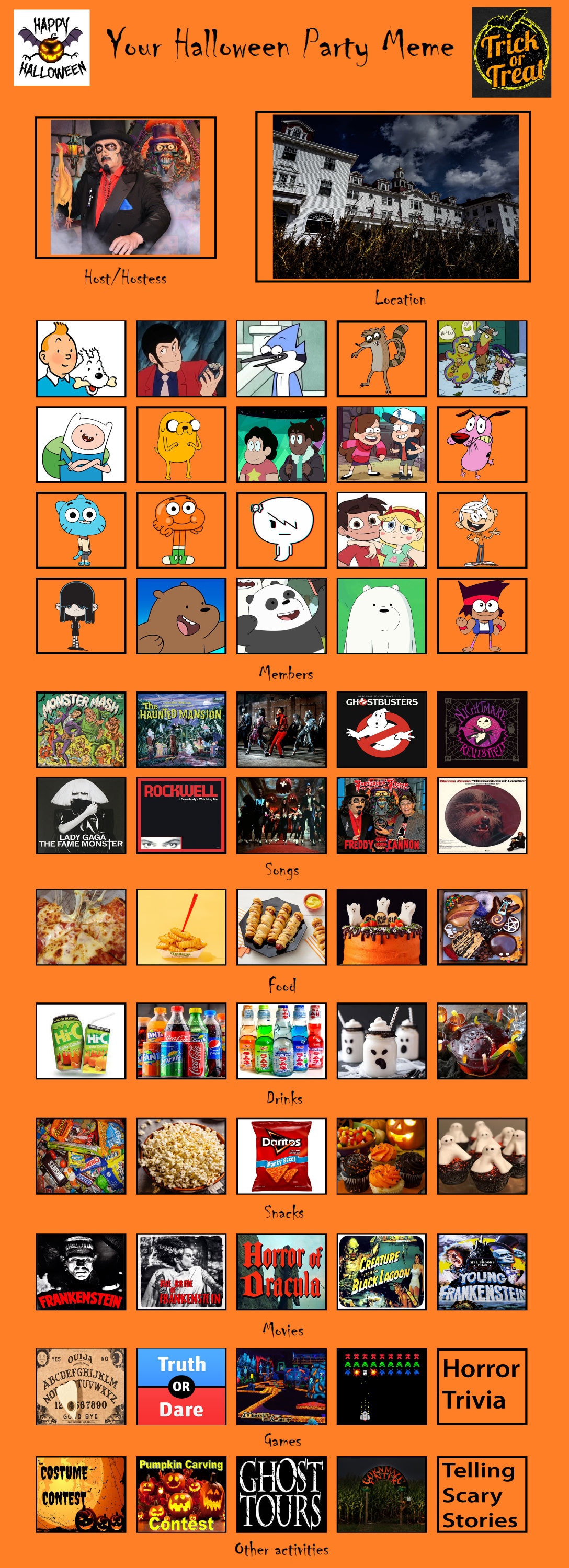 Halloween Party Meme by TandP on DeviantArt