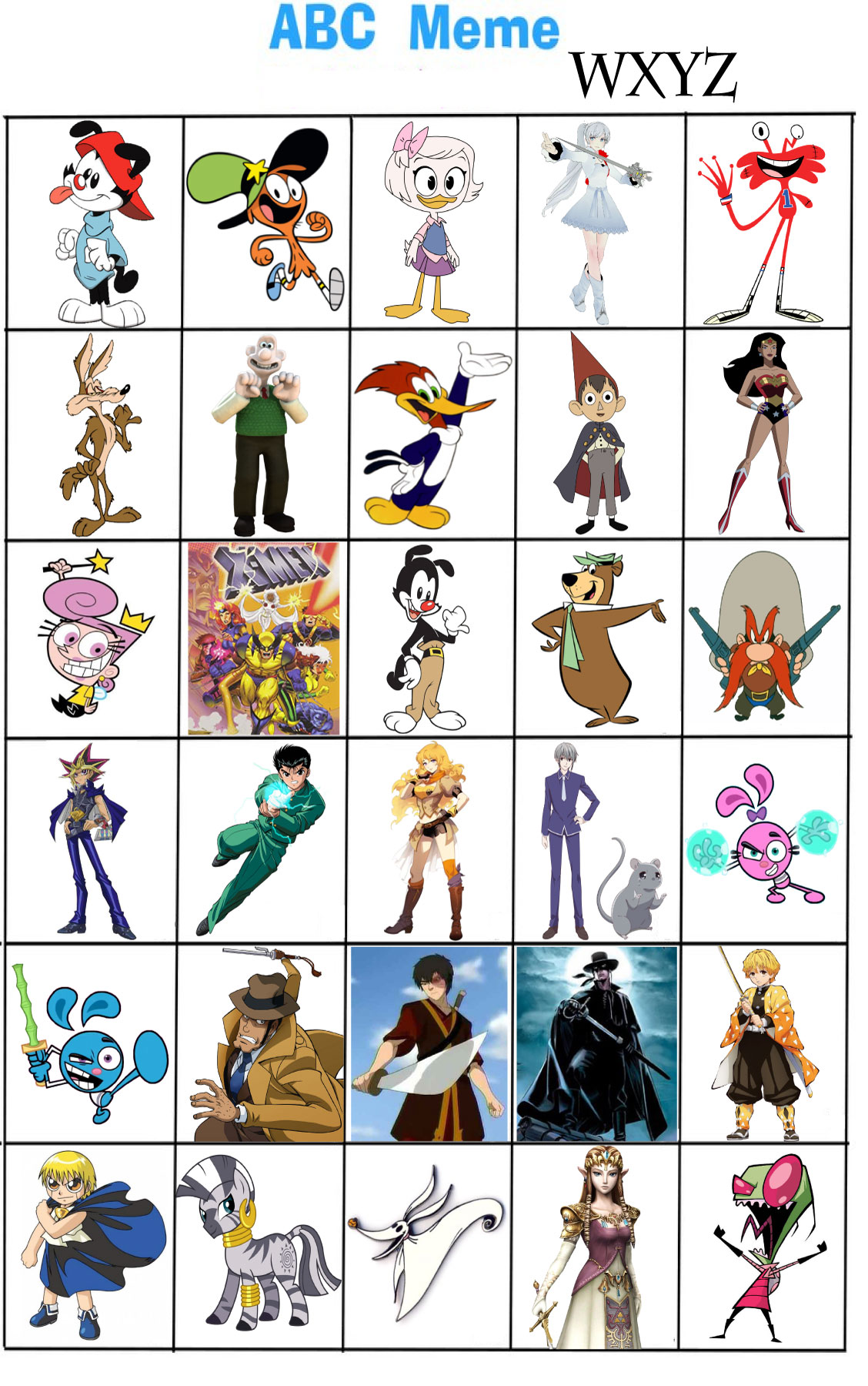 New ABC Meme WXYZ by TandP on DeviantArt