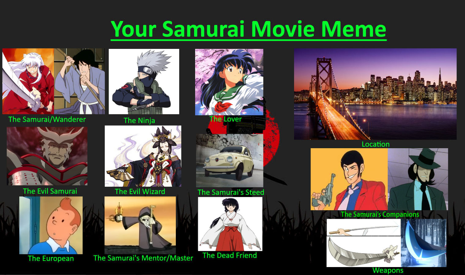 My Samurai Movie Meme by TandP on DeviantArt