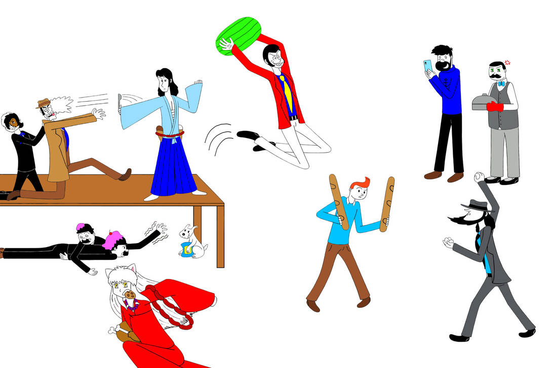 Draw The Squad Food Fight by TandP on DeviantArt