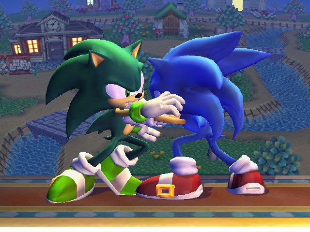 Sonic Vs Scourge.