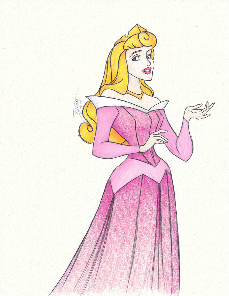 Aurora Sleeping Beauty Drawing by aletscalsone on DeviantArt