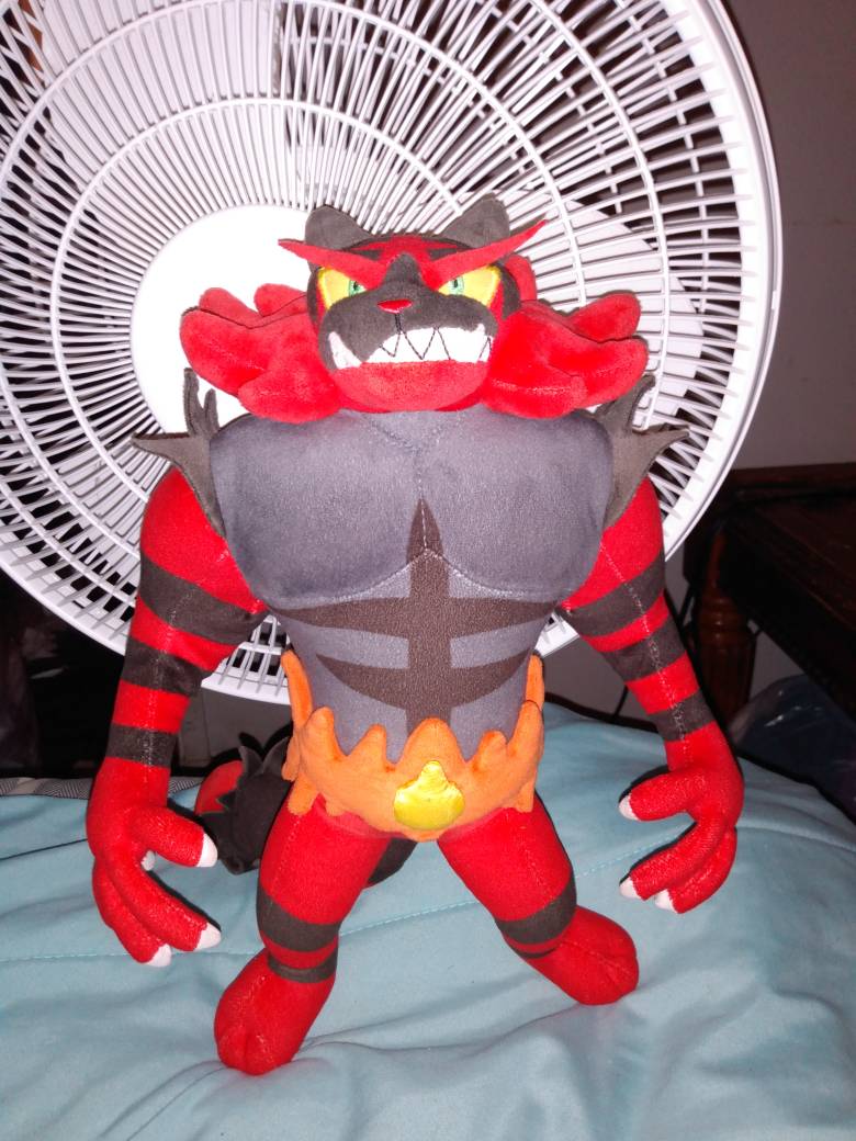 Crochet Incineroar Pokemon Incineroar Plush by persona444 on DeviantArt
