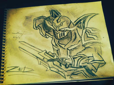 Zed Sketch by Clyvex on DeviantArt