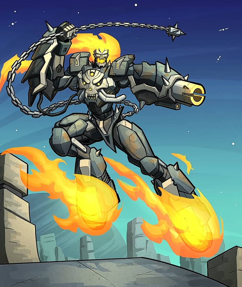 Ghost Rider as a transformer by popcrossfan on DeviantArt