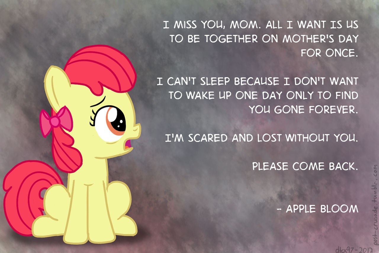 Apple Bloom's Mother's Day Plea