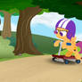 Scootaloo, the Scooter Rider